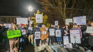 Huntington protesters demand answers to election questions