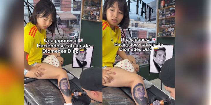 Diomedes Díaz fue “inmortalizado” por una japonesa  y las redes sociales explotaron