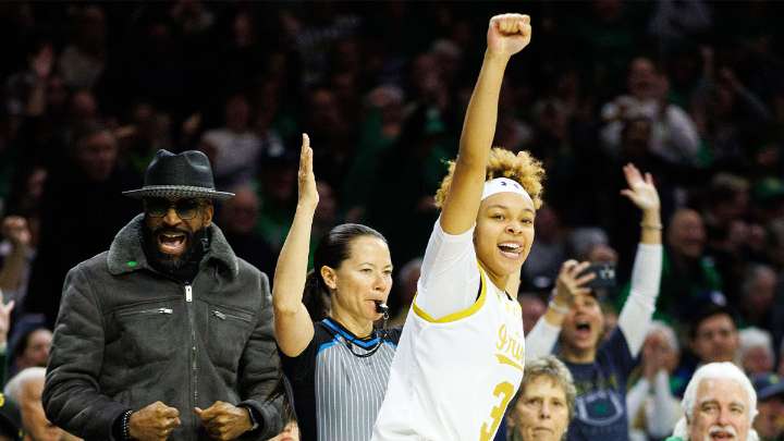 Notre Dame’s Hannah Hidalgo shatters school record vs. Akron