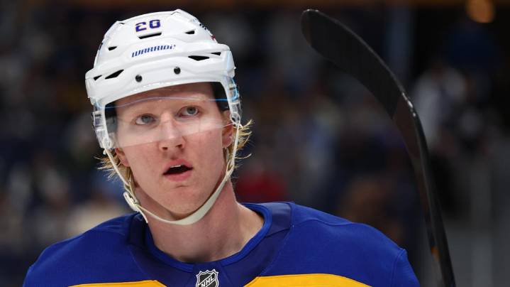 Rasmus Dahlin makes winning return to Sabres after supporting fiancée through heart transplant