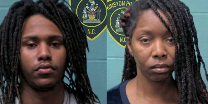 Mother and son arrested after shots fired in Kinston neighborhood