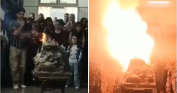 Dieron de alta a Catalina, la nena herida en la explosión de una feria de ciencias