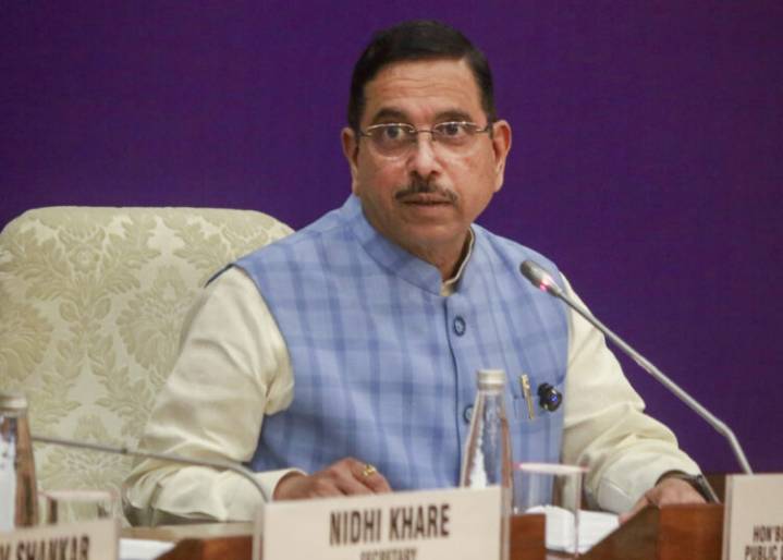 Cong Stooping To Dirty Politics: Union Minister Joshi On Linking Delhi Blast With Bihar Polls