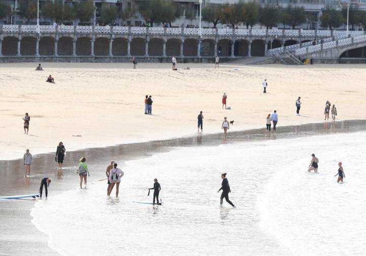 Sol y temperaturas agradables gracias al viento sur al menos hasta el miércoles