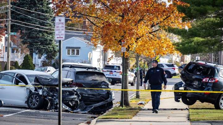 Farmingdale crash near Woodward Parkway School kills 80