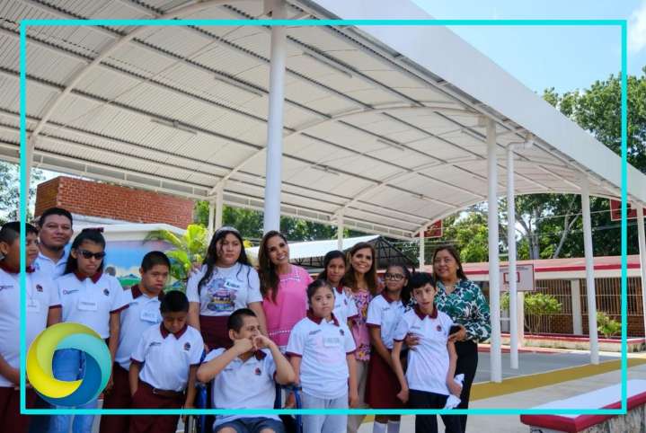 Alumnas y alumnos del CAM “Frida Kahlo” en Bacalar estrenan domo