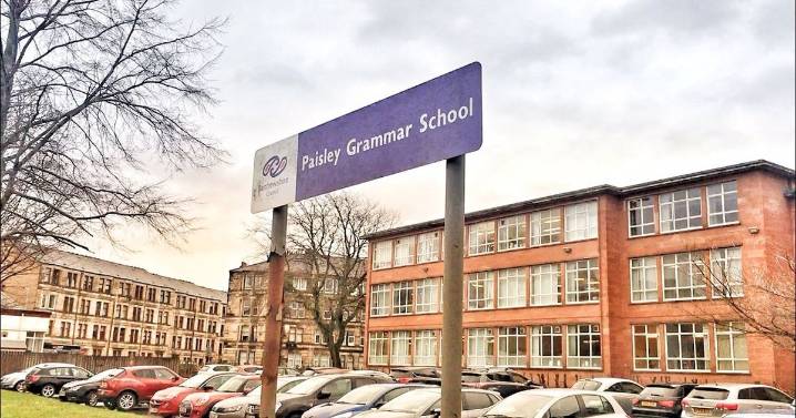 School pupil dies in Paisley as families left in shock
