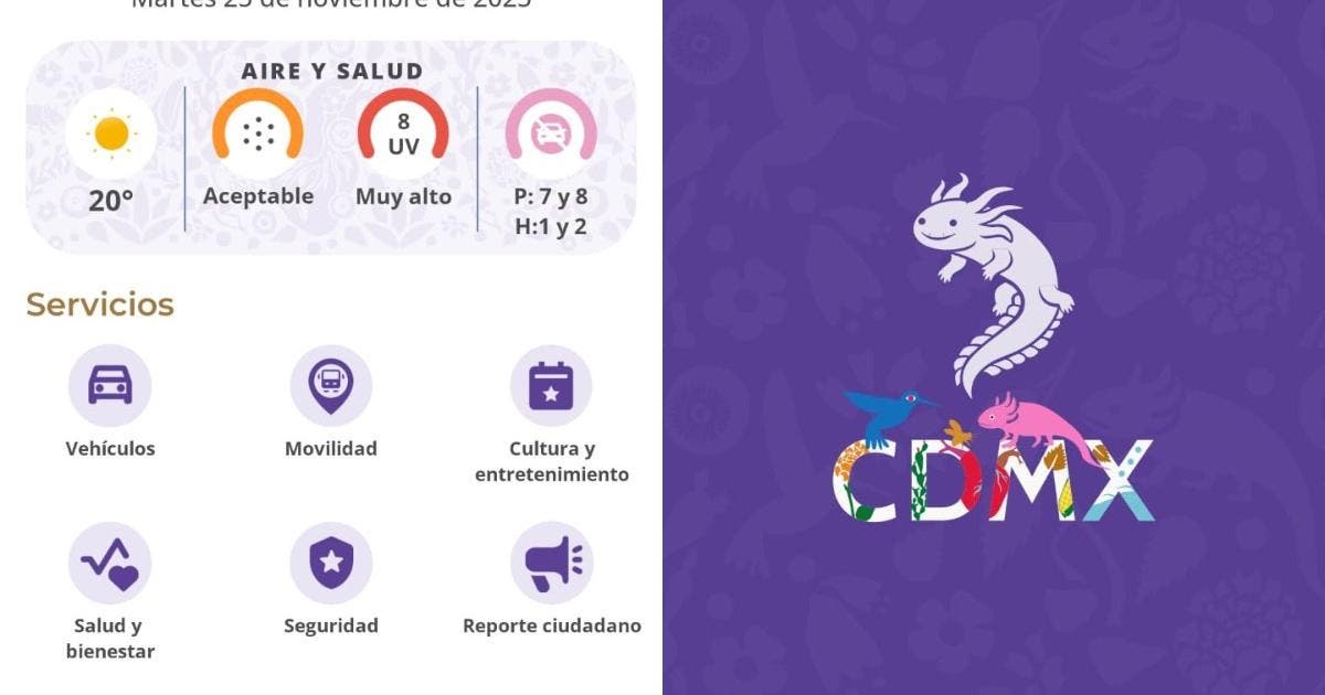 La App CDMX estrena diseño con ajolote morado y nuevas funciones