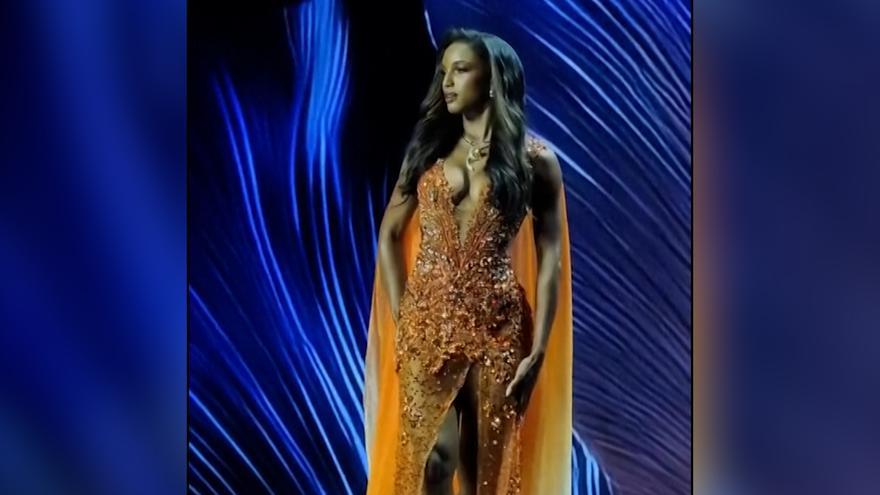 Impactante caída de Miss Jamaica durante la pasarela preliminar de Miss Universo
