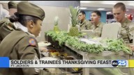 Soldiers, trainees celebrate Thanksgiving early at Fort Jackson