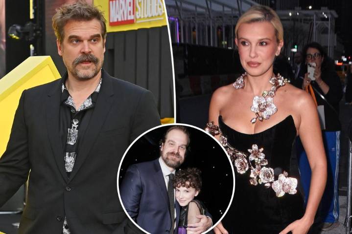 David Harbour, Millie Bobbie Brown headed for awkward meeting at 'Stranger Things' premiere