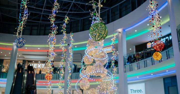 Christmas arrives at Drake Circus in Plymouth this week