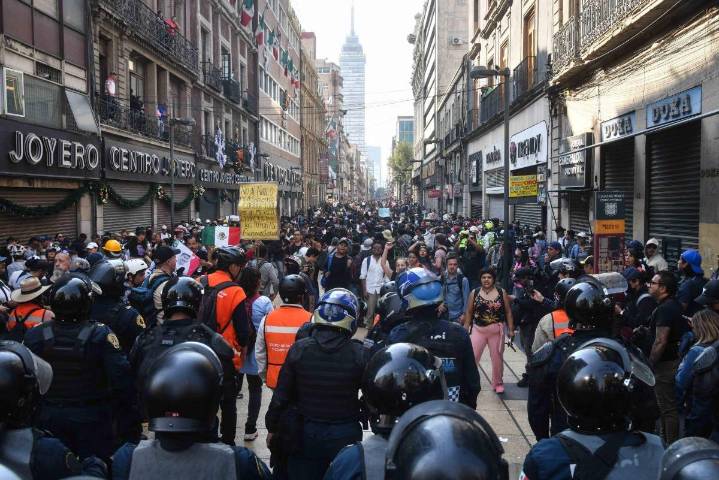 Detenidos en la segunda marcha de la Generación Z en la Ciudad de México