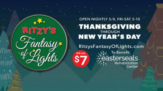 Ritzy's Fantasy of Lights returns to aid Easterseals center