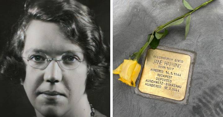 Memorial to Scottish Holocaust victim unveiled