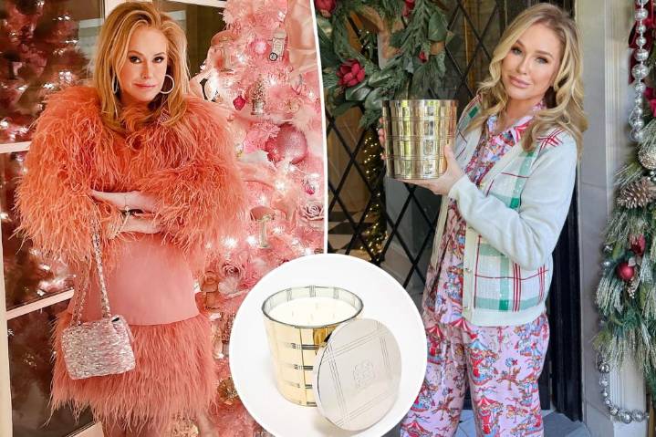 Exclusive | Kathy Hilton's new Beverly Hills Christmas candle is ‘glamorous’ (and gigantic)