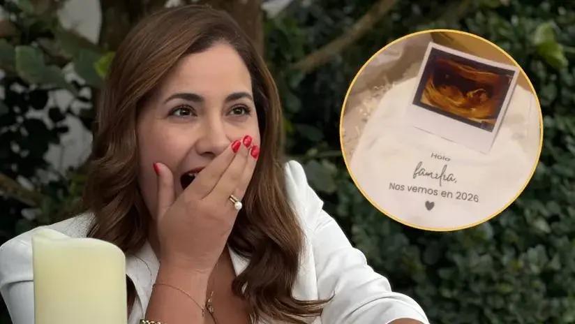 Andrea Llosa anuncia que su familia crecerá con la llegada de un bebé: "Ya puedo anunciar que este 2026 llega"