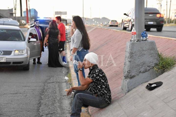 Ciclista resulta lesionado tras ser arrollado en la avenida Tecnológico
