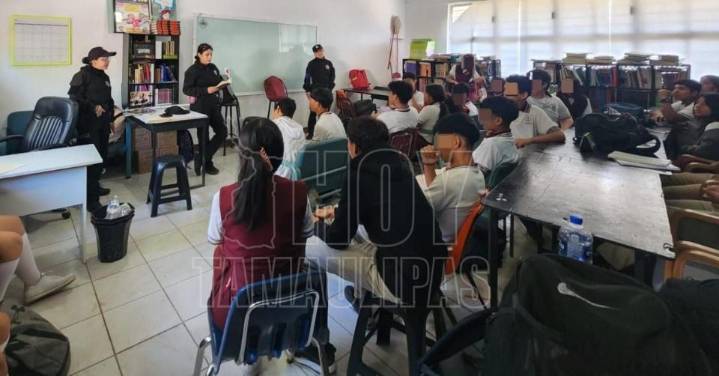 Más de 600 estudiantes se suman a jornadas de prevención en Matamoros