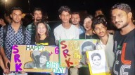 SRK turns 60: Fans from the world over at Mannat for a glimpse in early hours