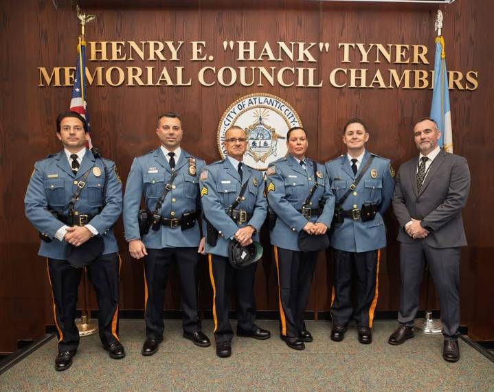Atlantic City Police promote two officers, appoint retired officer to special court role