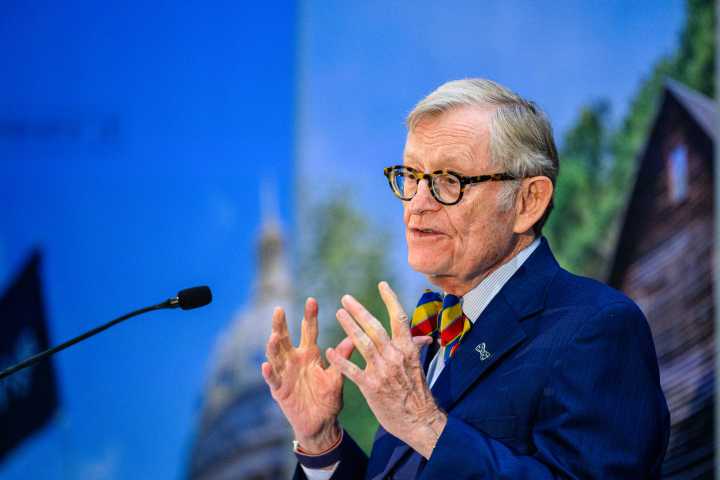 Gee staying busy, calls for more open discourse in higher education