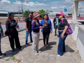 Visita institucional fortalece vínculos culturales en la Casa de la Cultura Eugenio Espina