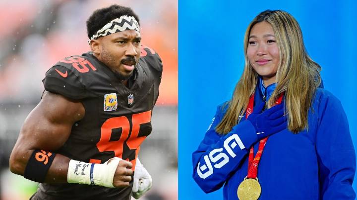 NFL star Myles Garrett on Chloe Kim: ‘She gives 100%’