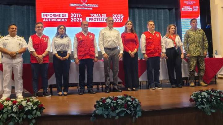 Rinde protesta Martín Golarte como nuevo presidente de Cruz Roja Los Mochis