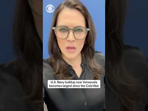 U.S. Navy buildup near Venezuela becomes largest since Cold War #shorts