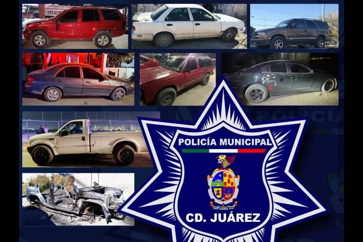 Policía Municipal recupera 11 vehículos con reporte de robo