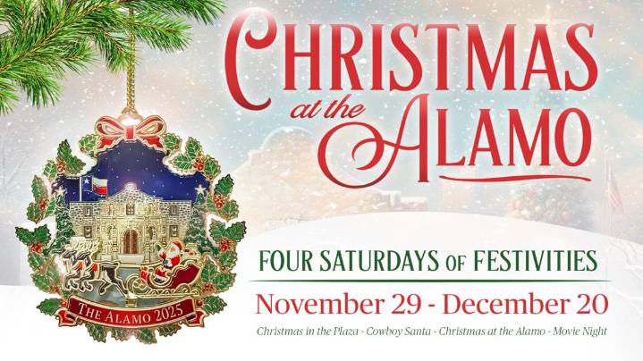 Alamo launches four weeks of holiday fun with free ‘Christmas At The Alamo’ events