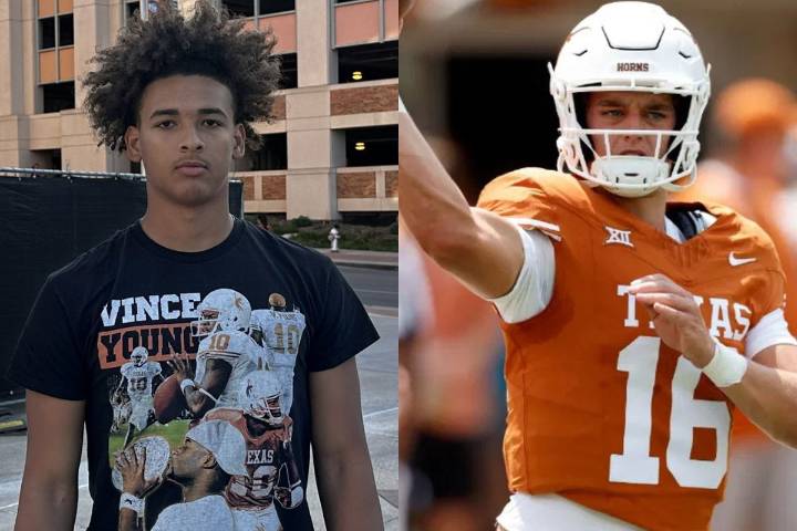 Texas’ Arch Manning Successor Seen Training Under Justin Fields’ Coach on Day QB Gets Benched Texas' future QB is training under a coach who has worked with Jets QB Justin Fields, as excitement around