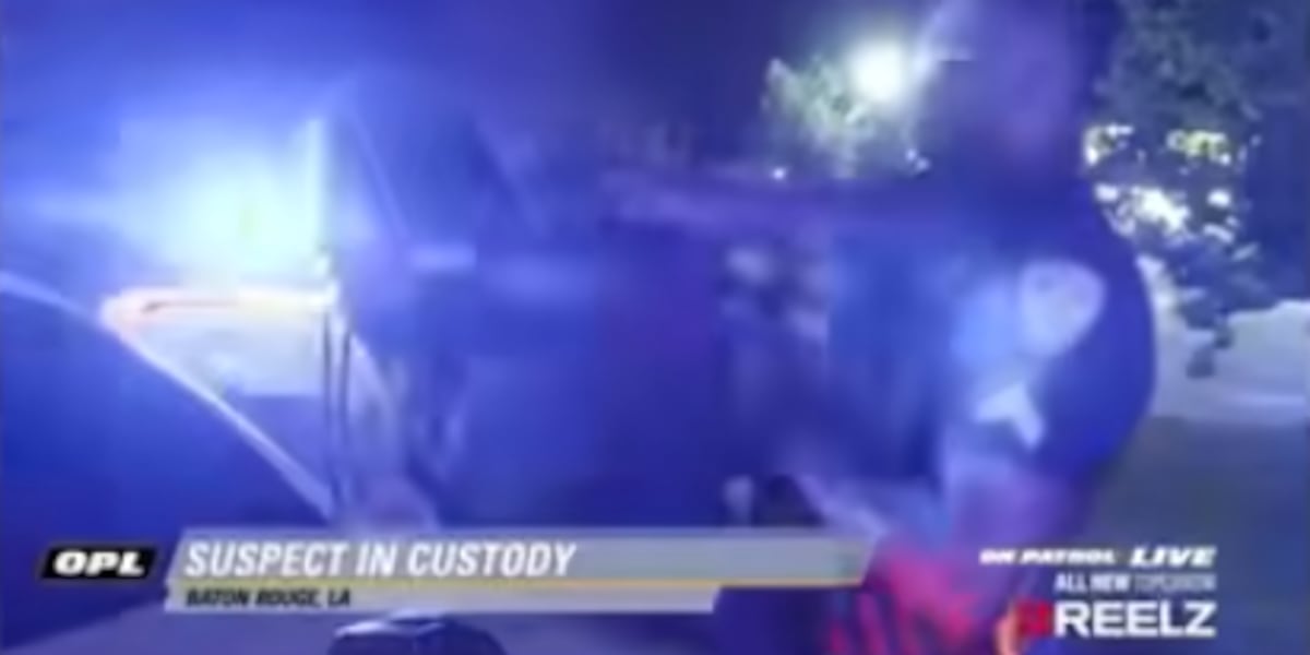 Chase caught on camera while following BRPD officers for ‘On Patrol LIVE’