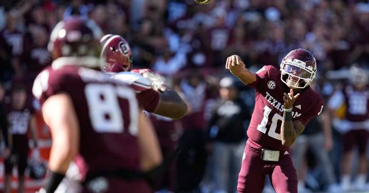 AP Player of the Week: Texas A&M's Marcel Reed overcame bad start to lead program's biggest comeback