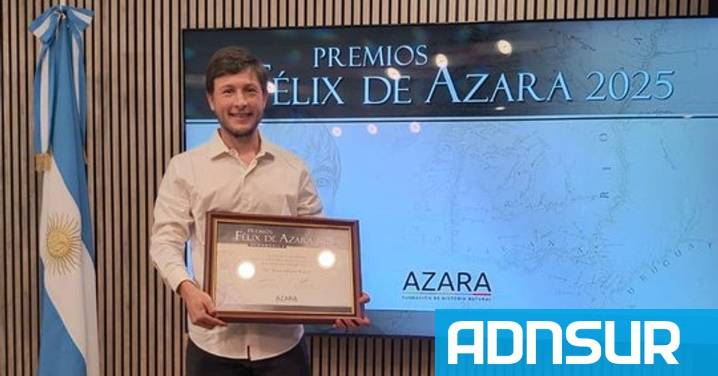 15:50 Ciencia en Chubut: el investigador Maximiliano Rúgolo recibió el prestigioso Premio Félix de Azara