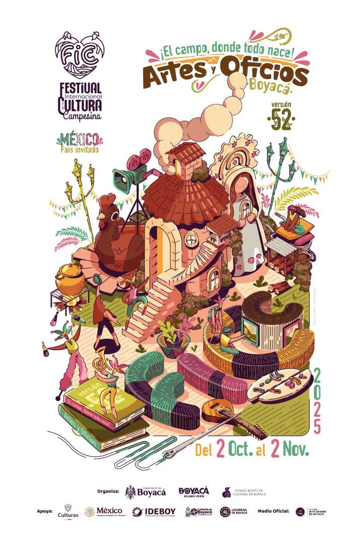 Cartel FICC 52, un pedacito de tierra hecho arte