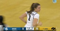 #21 Iowa Women crush Drake 100-58 in battle of state rivals.