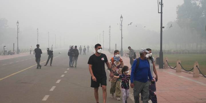 “Extraño respirar”: nuevas protestas en India para exigir medidas contra la contaminación ambiental