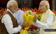 PM visits Shri LK Advani ji on his birthday