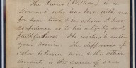 Abraham Lincoln wrote a job reference for a Black friend in 1861. It's on view at the Presidential Library and Museum