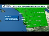 Storm system rolls into San Diego County, begins with light to moderate rain