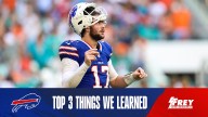 Top 3 things we learned from Bills vs. Dolphins