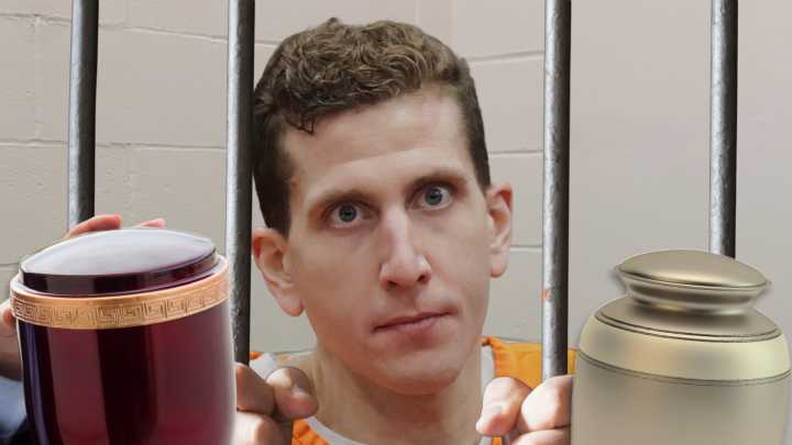 Bryan Kohberger Court-Ordered to Pay for Two of His Victims' Urns