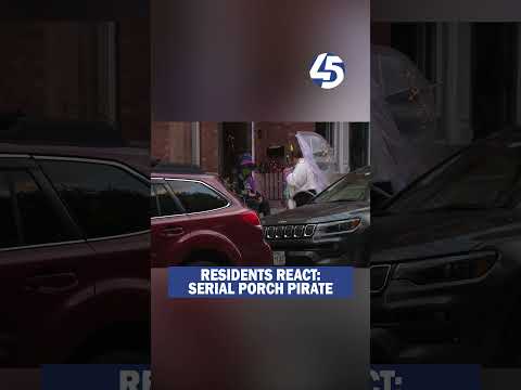 Baltimore residents react to serial porch pirate in Federal Hill, police seek identity