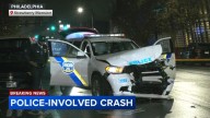 Crash injures two Philadelphia police officers, driver in Strawberry Mansion