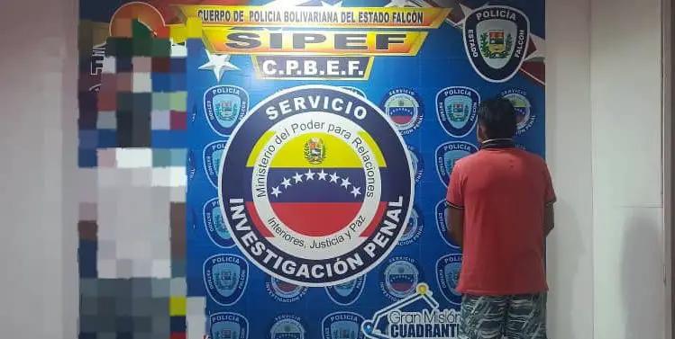 Sipef captura a dos personas por abuso sexual a adolescente en Coro