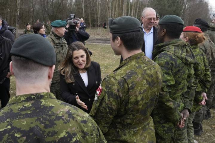 Freeland tasked with tapping Canadian businesses to help rebuild Ukraine