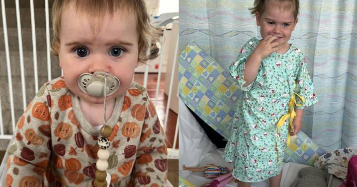 Parents issue Christmas warning as toddler loses eye to cancer