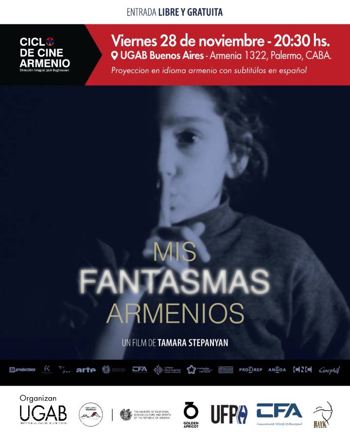 Nueva función del Ciclo de Cine Armenio en UGAB: Mis fantasmas armenios, de Tamara Stepanyan